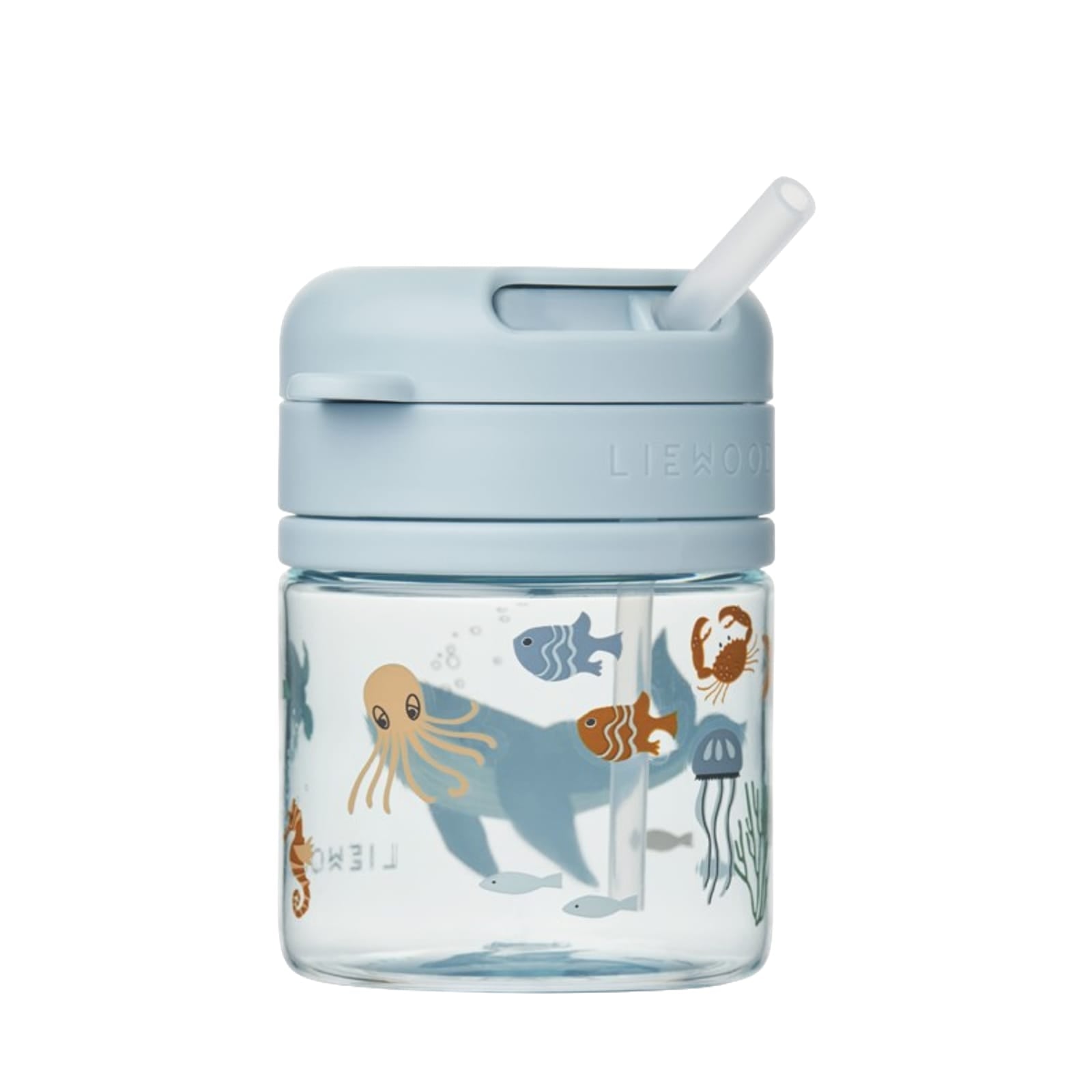 Pavia Tritan Straw Cup 280ml - Sea Creature Sandy