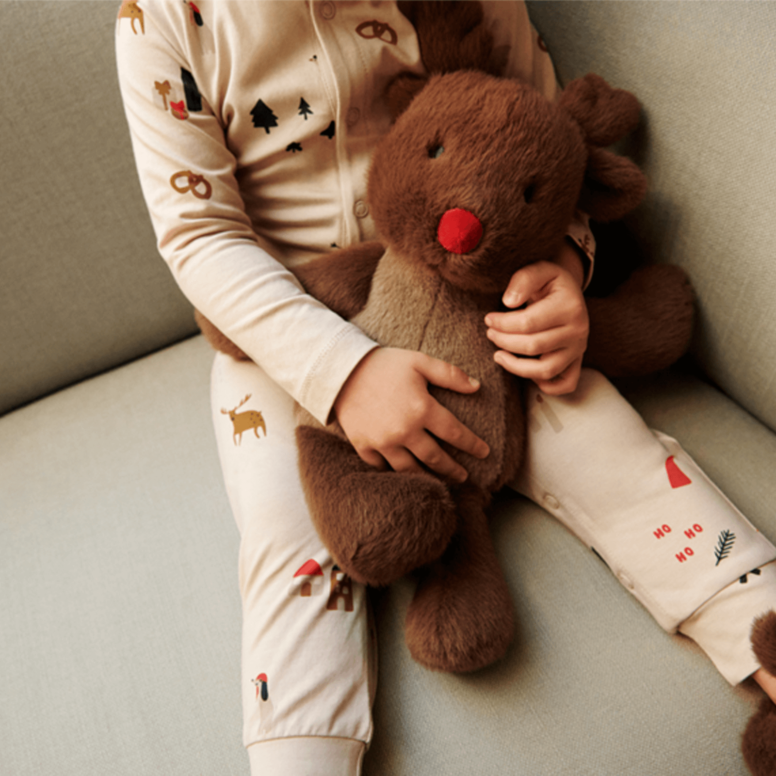 Berto Reindeer Teddy - Pecan