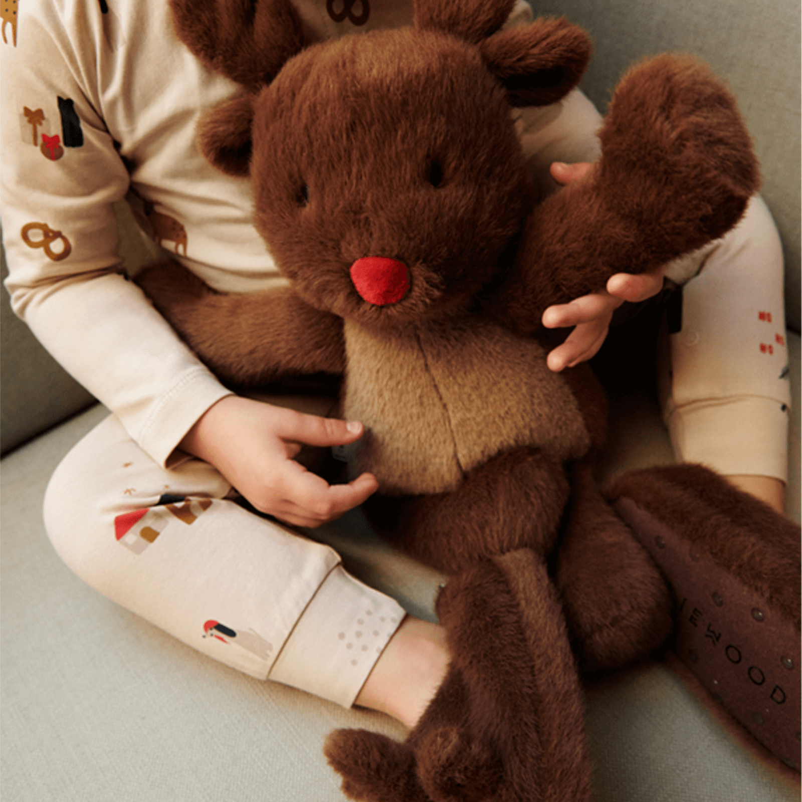Berto Reindeer Teddy - Pecan