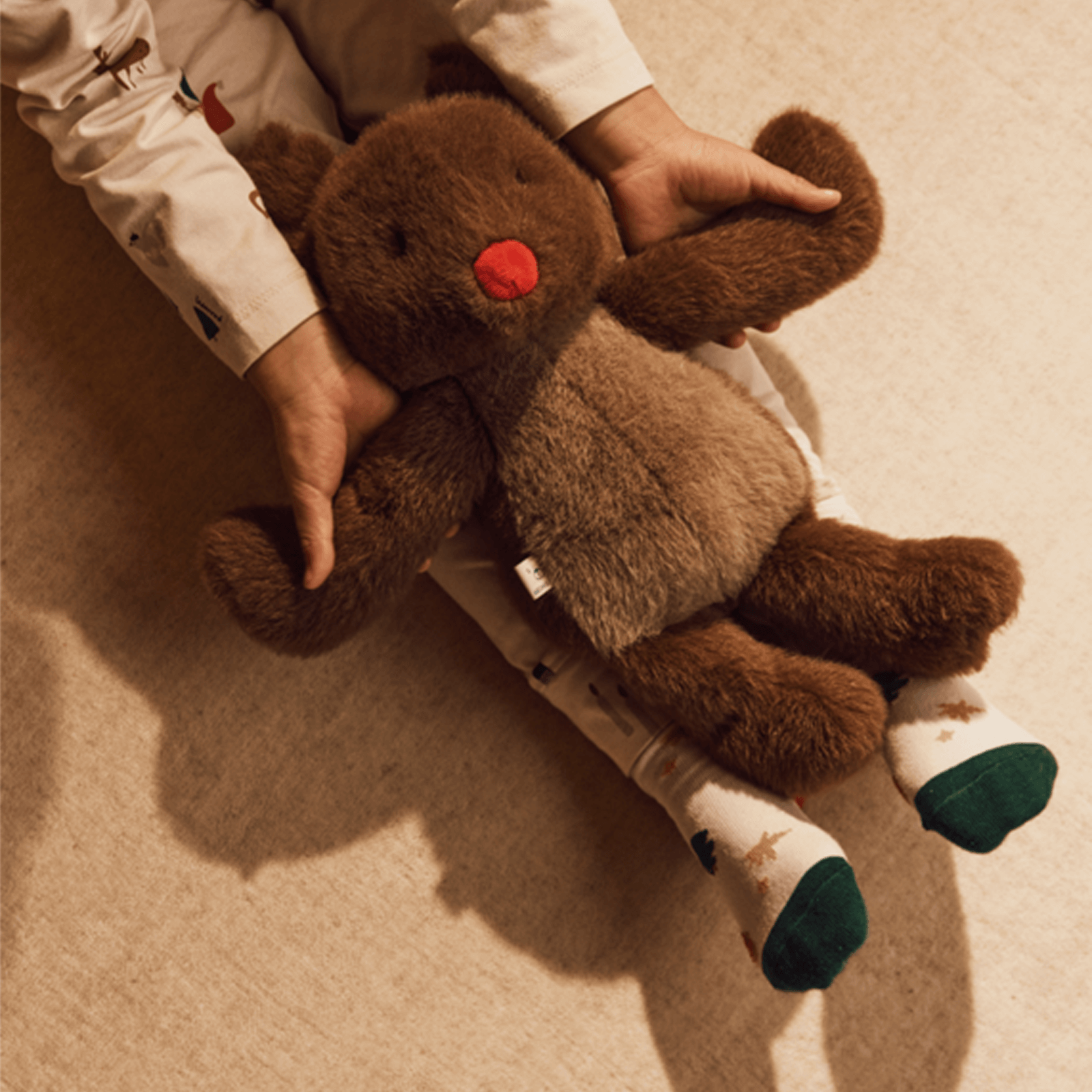 Berto Reindeer Teddy - Pecan