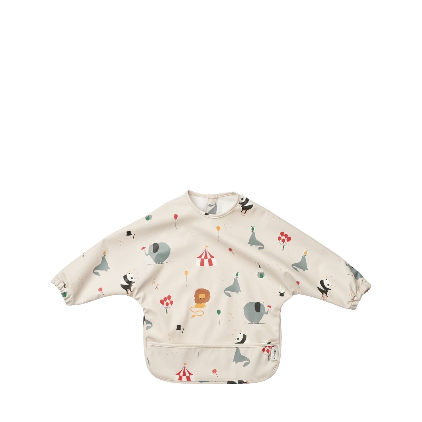 Merle Printed Cape Bib - Circus Sandy