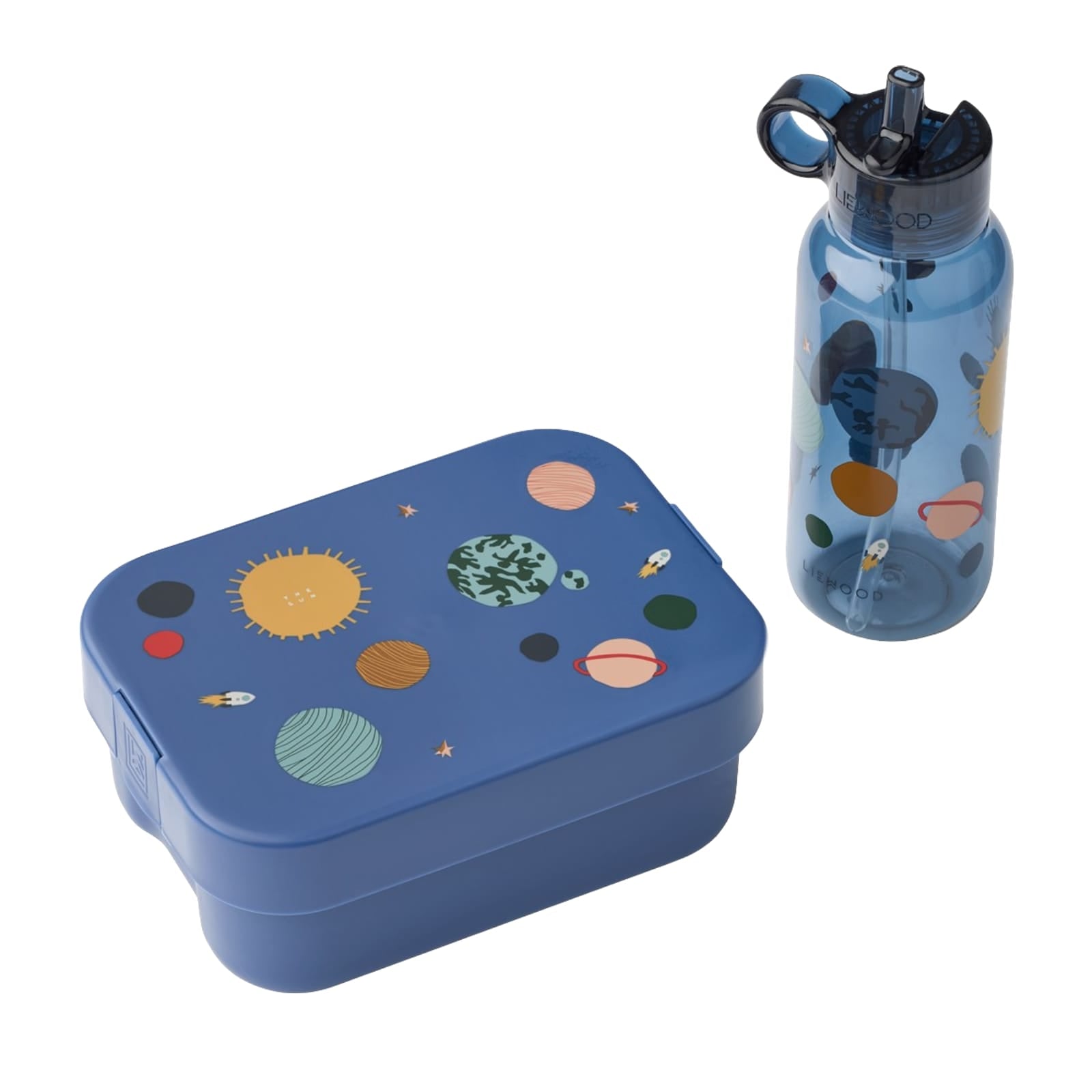 Chelsey Printed Lunchbox Set - Universe Classic Navy