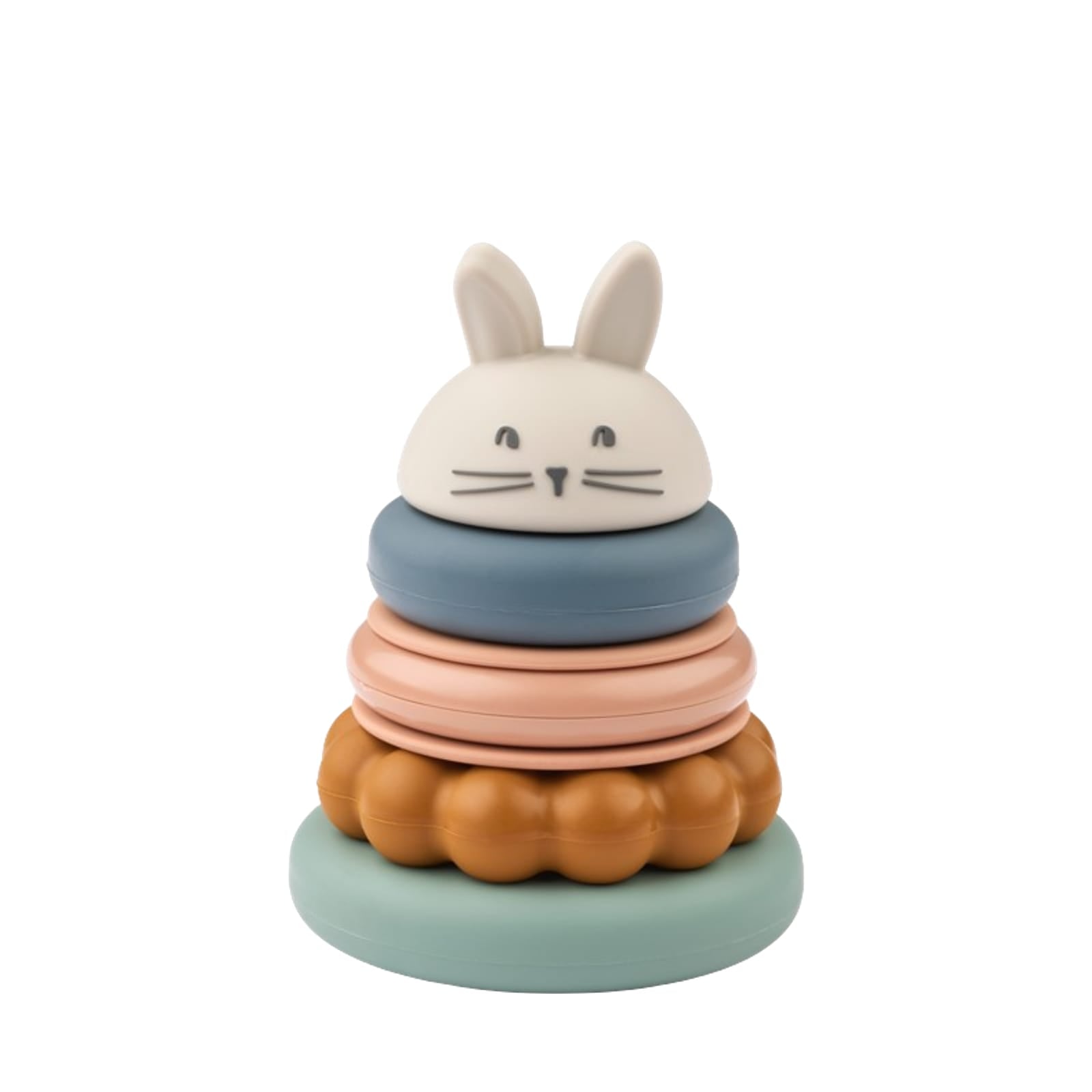 Donata Silicone Stacking Tower - Sandy Multi Mix