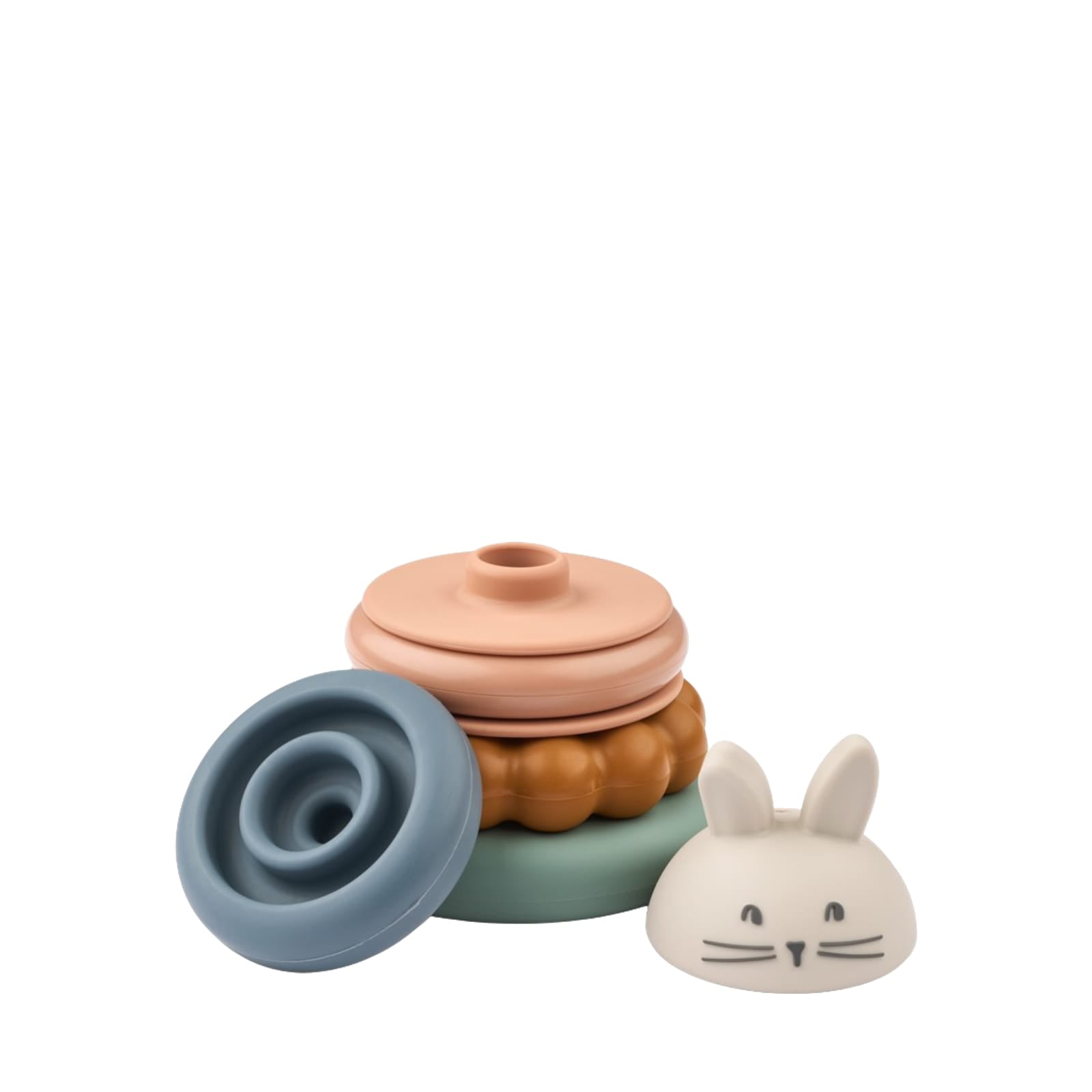 Donata Silicone Stacking Tower - Sandy Multi Mix