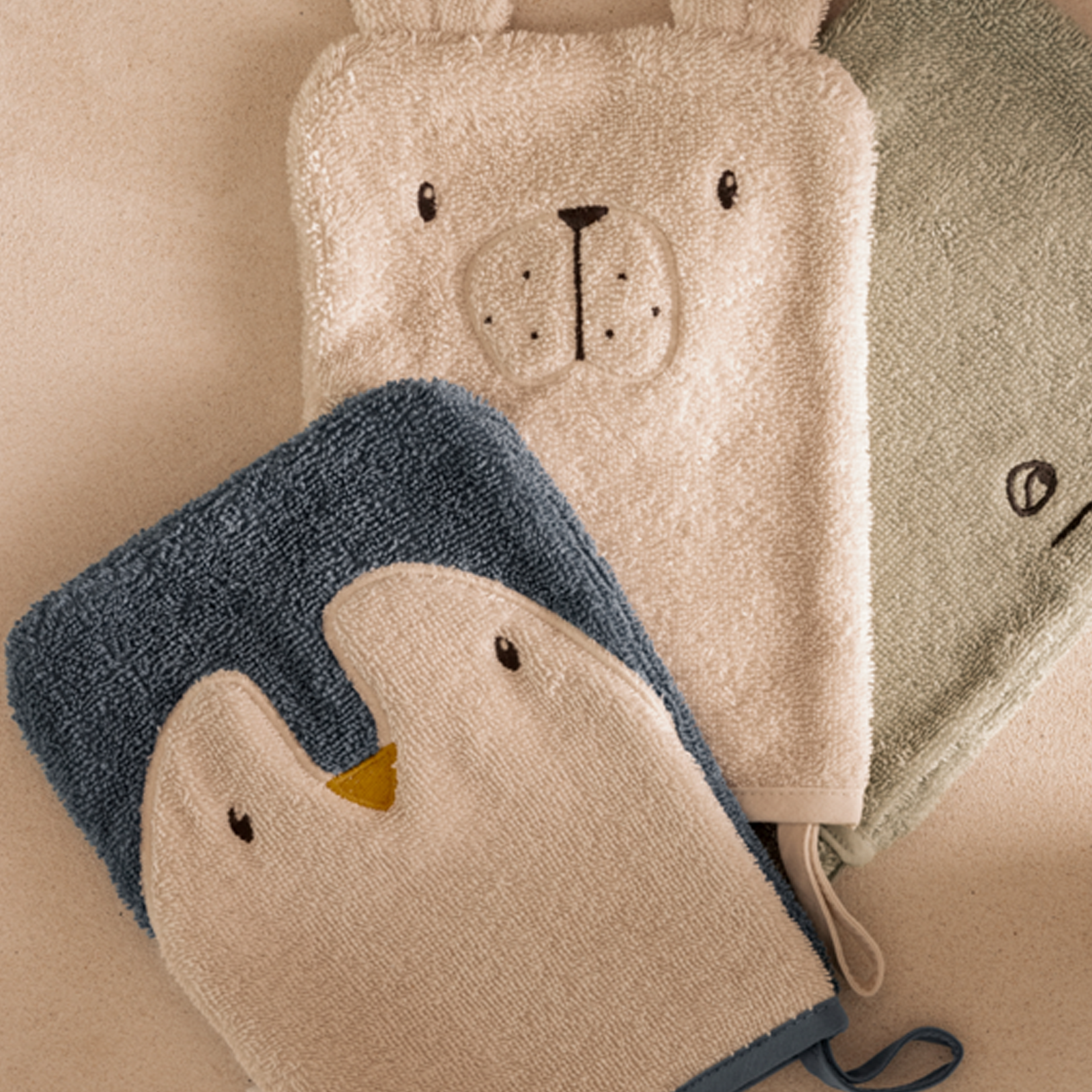 Sylvester Washcloth 3-Pack - Arctic Sea Ocean View