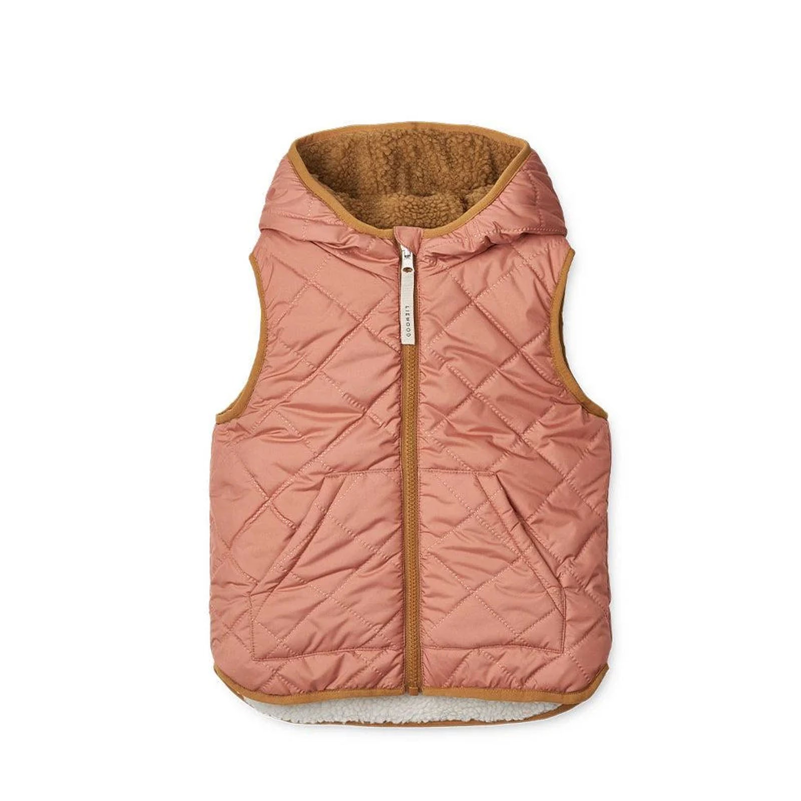 Diana Reversible Vest -  Tuscany Rose - 7 Years