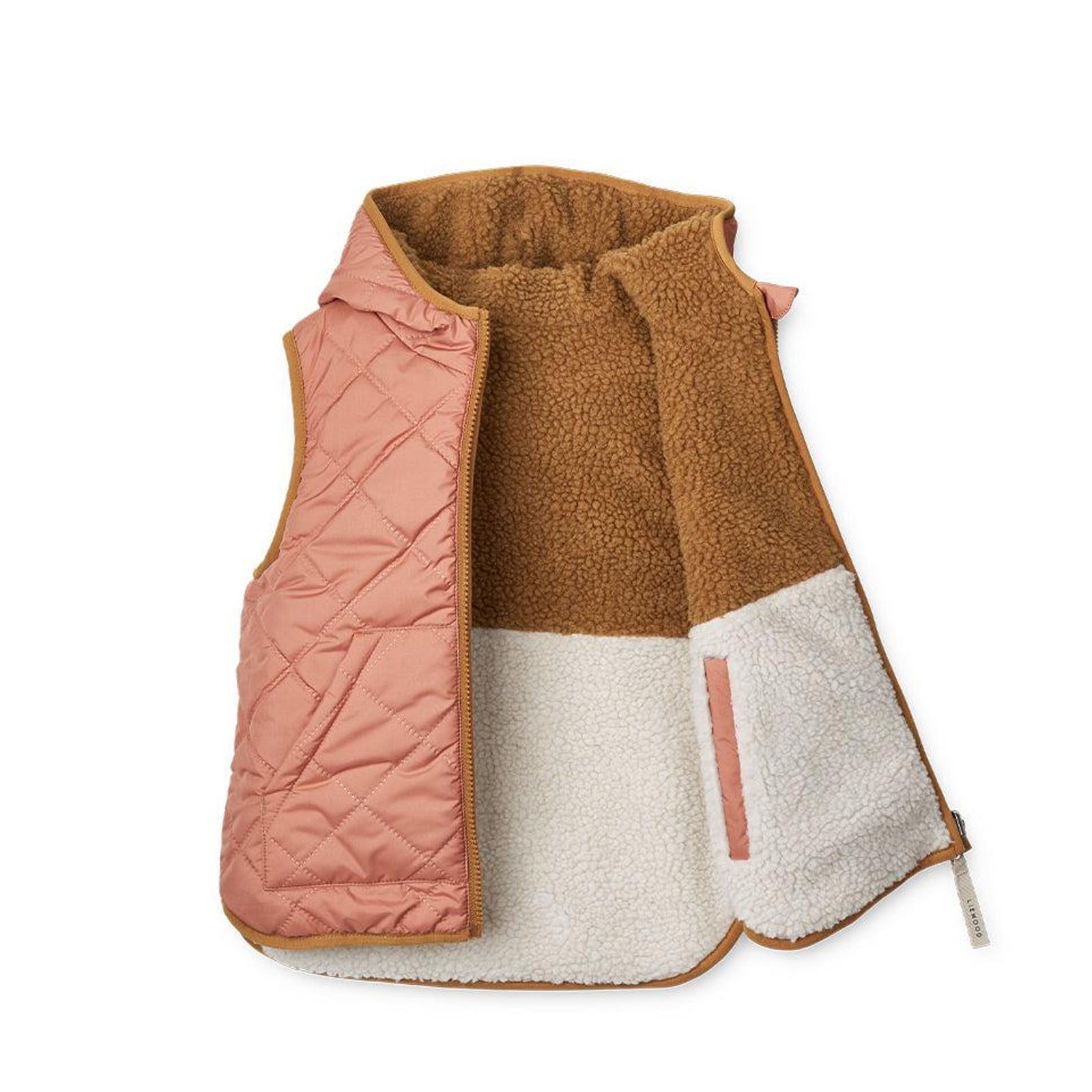 Diana Reversible Vest -  Tuscany Rose - 7 Years