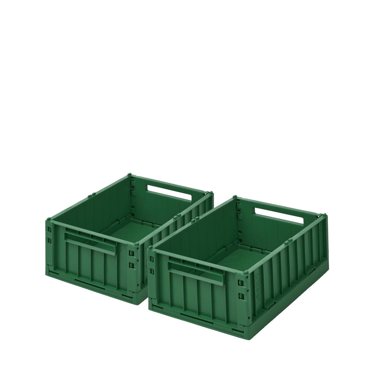 Weston Storage Box Medium 2 Pack - Garden Green