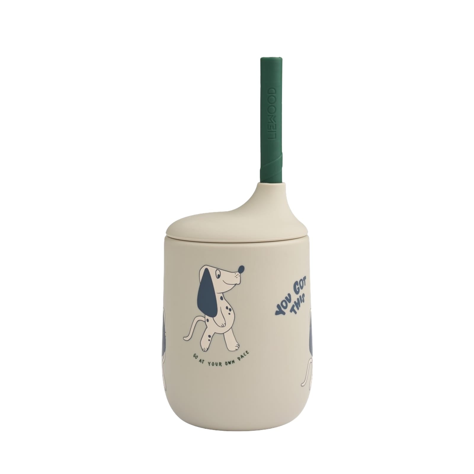 Ellis Printed Sippy Cup 230ml - Dakota Dog Mist