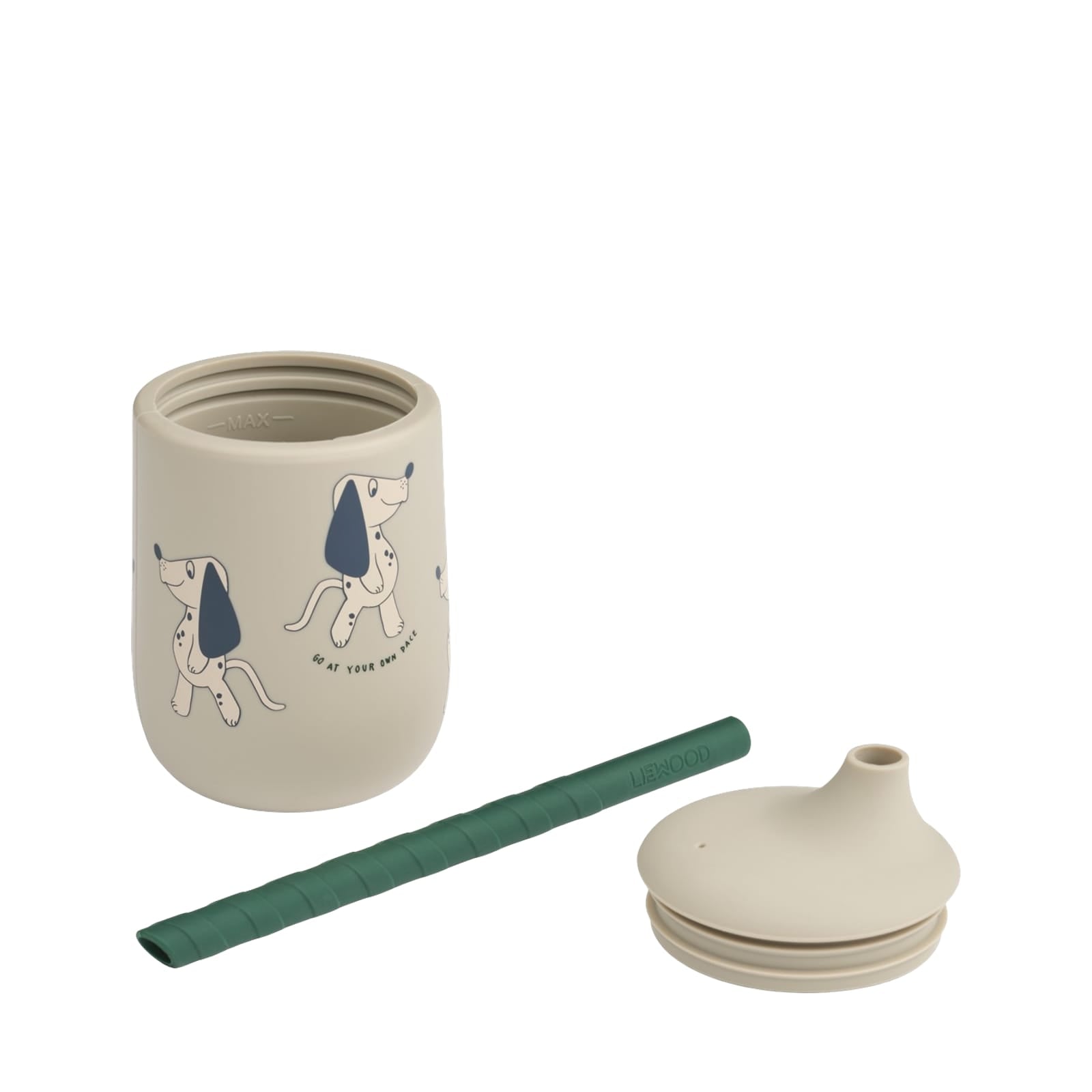 Ellis Printed Sippy Cup 230ml - Dakota Dog Mist