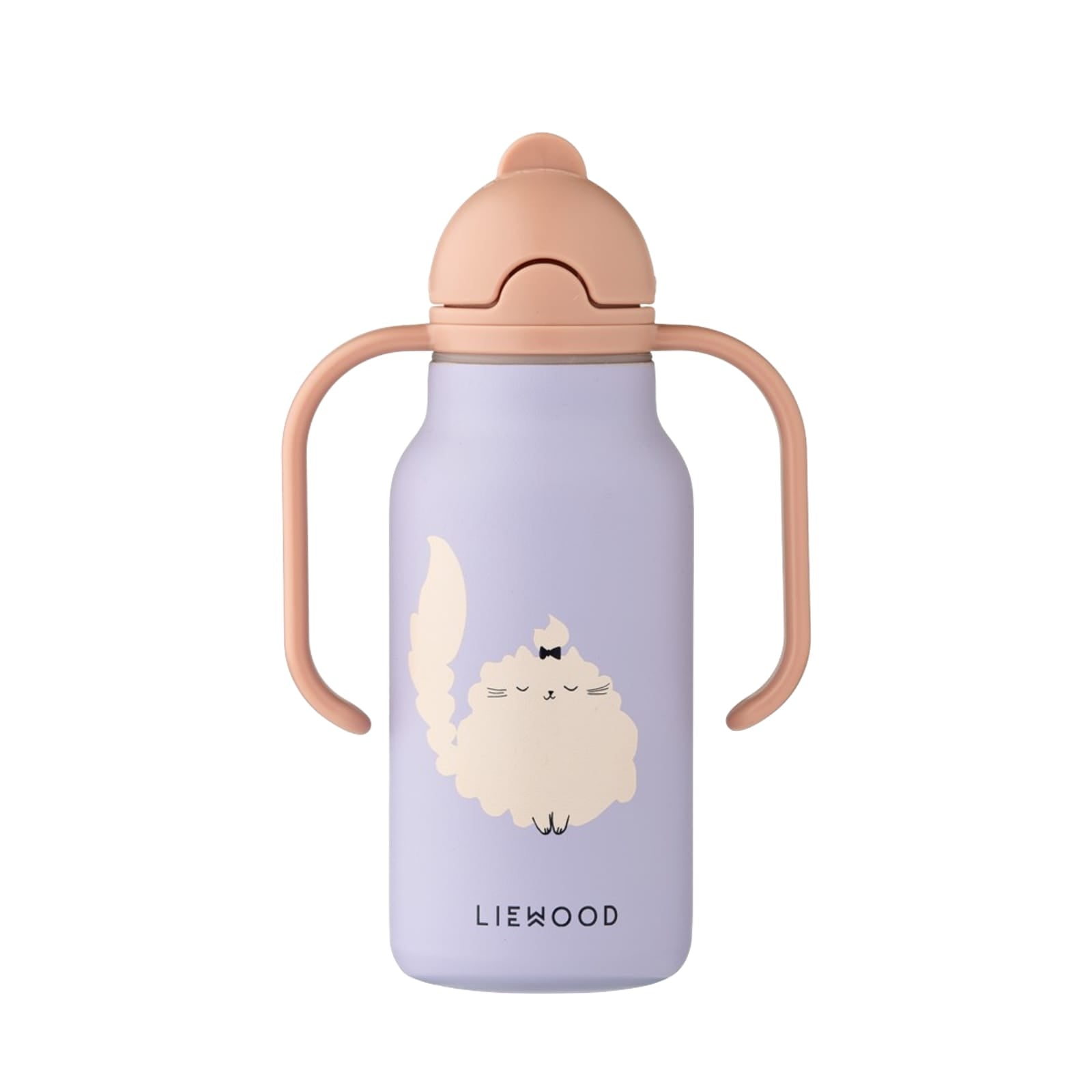 Kimmie Water Bottle 250ml - Cat Warm Lilac