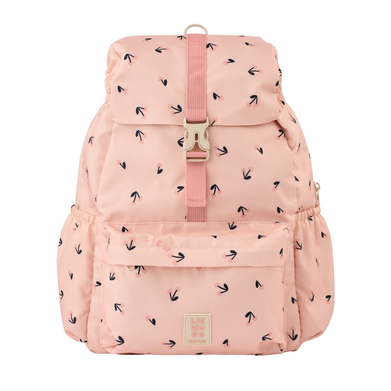 Johnny School Backpack  - Cherry Heart Rosey