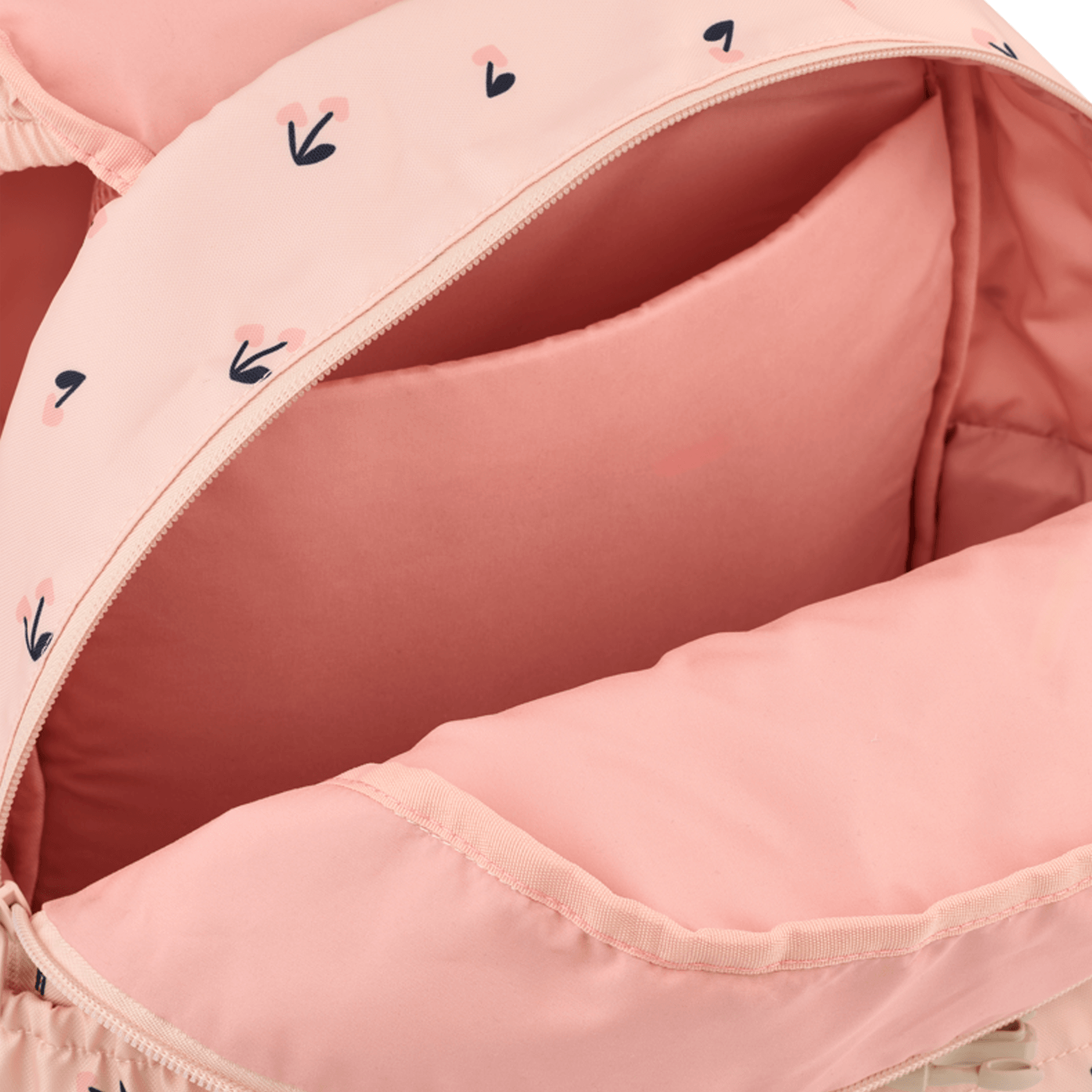 Johnny School Backpack  - Cherry Heart Rosey