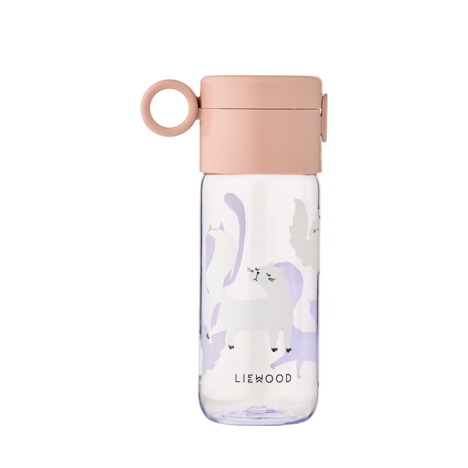 Clemence Tritan Bottle 350ml - Cat Warm Lilac