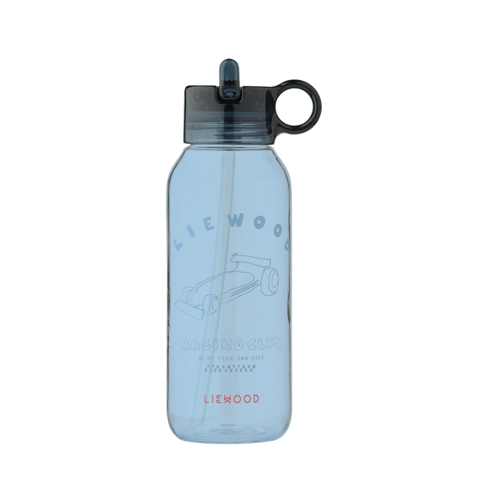 Yang Tritan Water Bottle 500ml - Race Cars Classic Navy