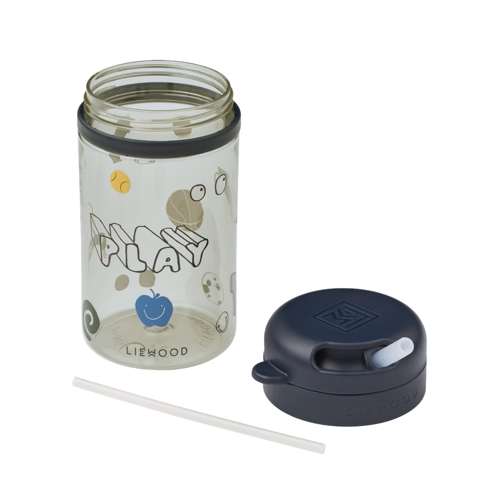 Pavia Tritan Straw Cup 500ml - Play Dusty Peppermint