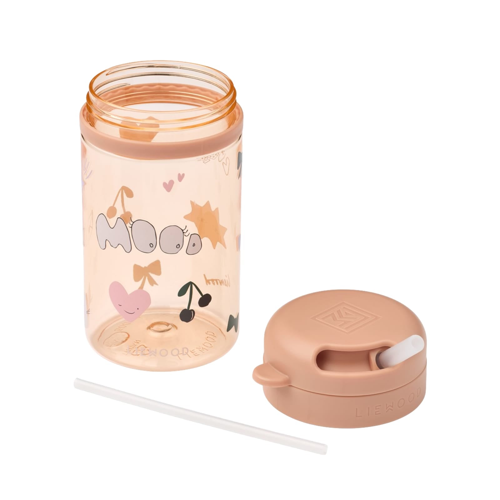 Pavia Tritan Straw Cup 500ml - Mood Pale Tuscany
