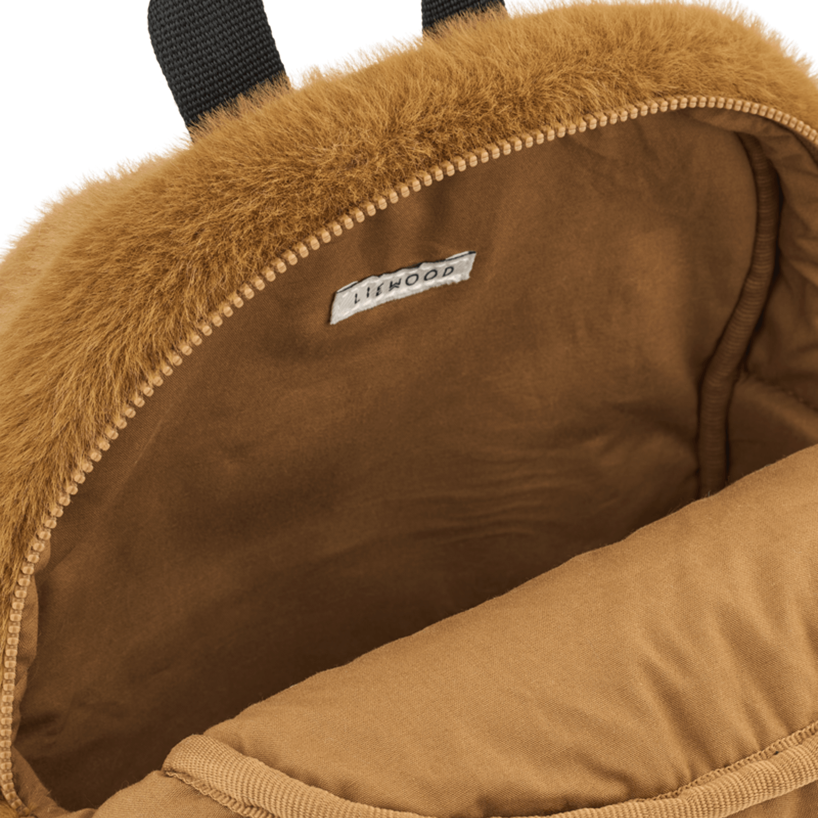Denise Tiger Plush Backpack - Golden Caramel