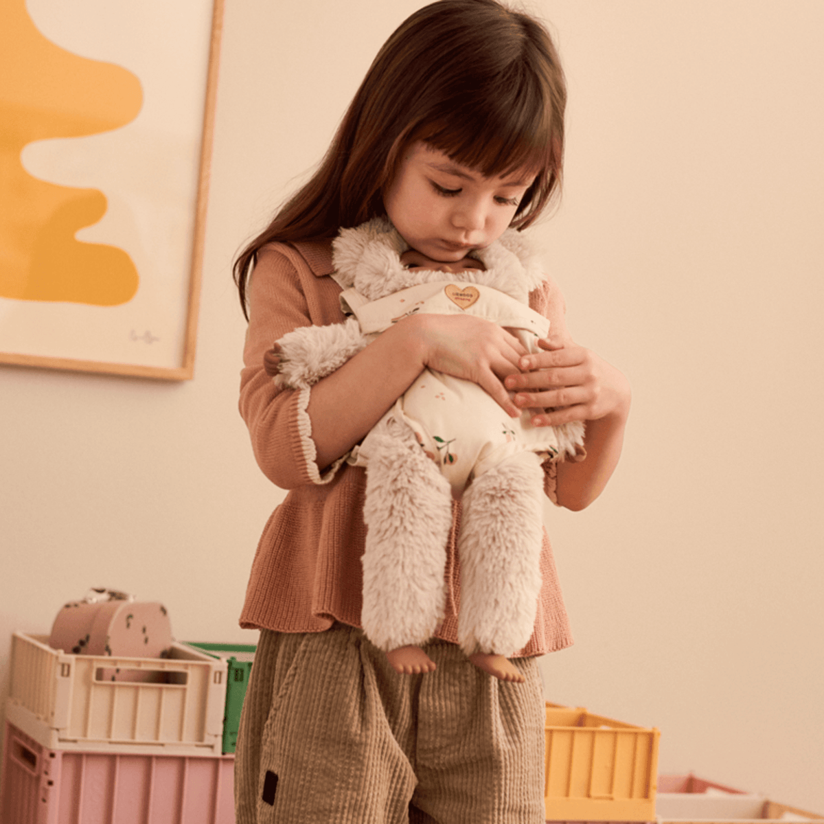Eleanor Doll Carrier - Mini Me Peach Seashell