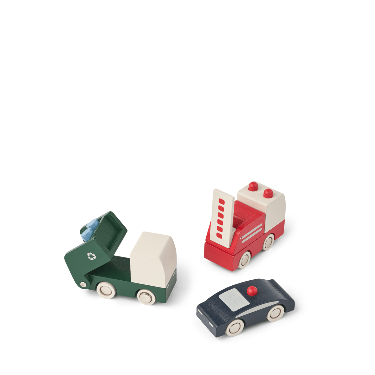 Jordy Emergency Car Set 3 pack - Navy Multi Mix