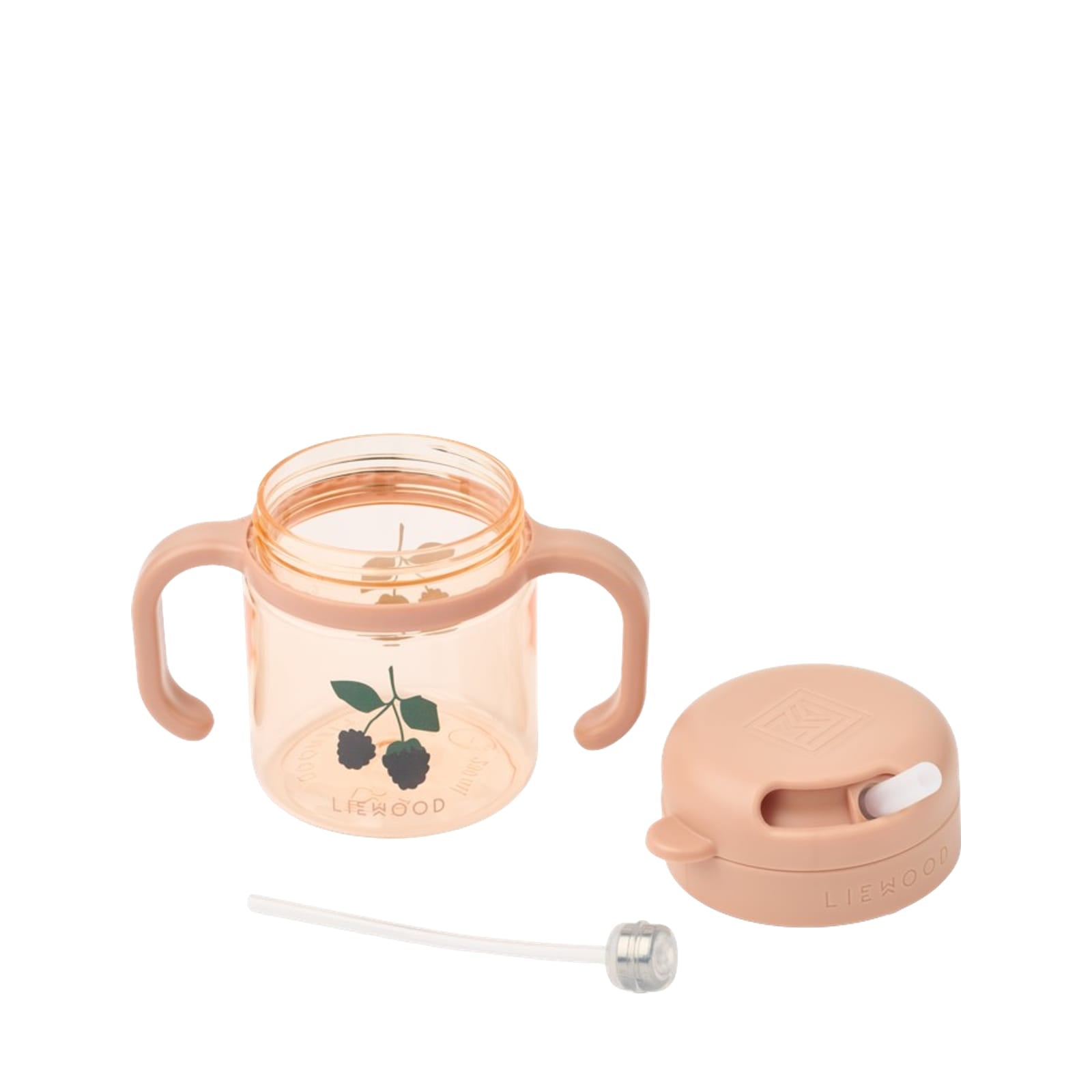 Kai Tritan Straw Cup 280ml - Berry Pale Tuscany
