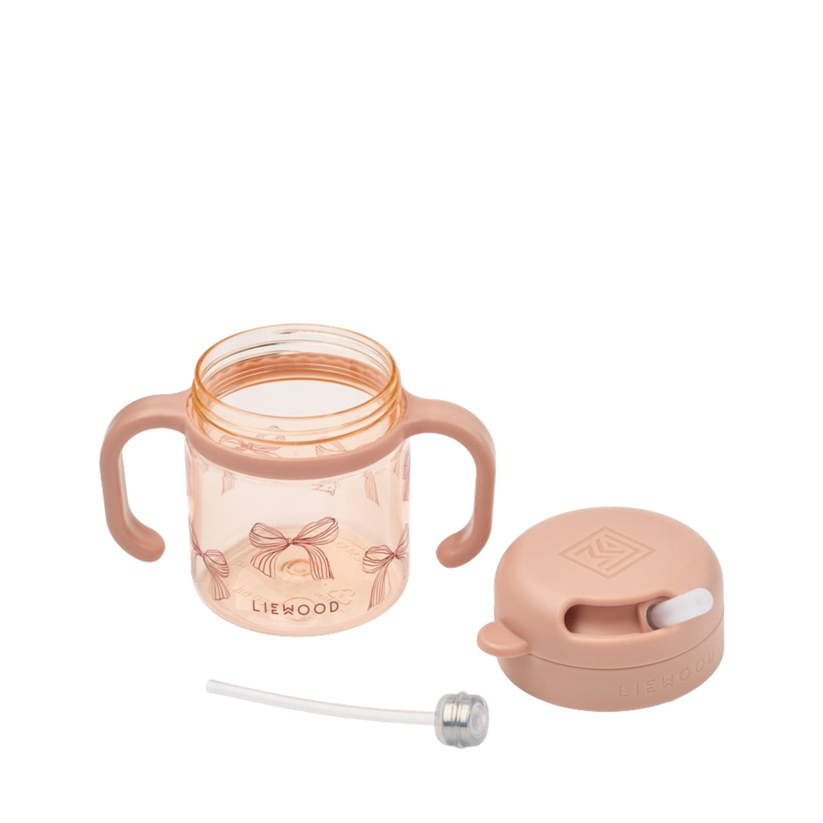 Kai Tritan Straw Cup 280ml - Bows Pale Tuscany