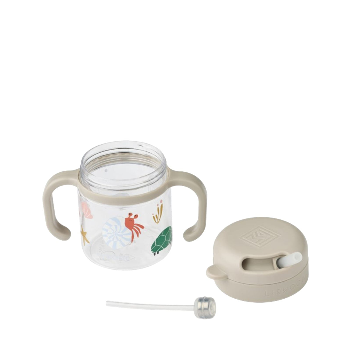 Kai Tritan Straw Cup 280ml - Beach Sandy