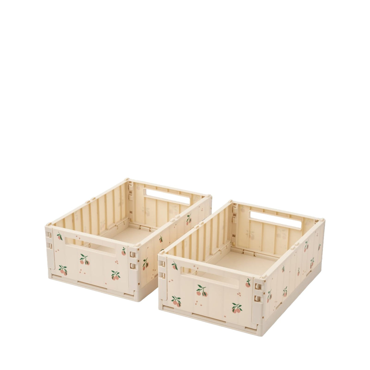 Weston Printed Storage Box Medium 2 Pack - Peach Sea Shell