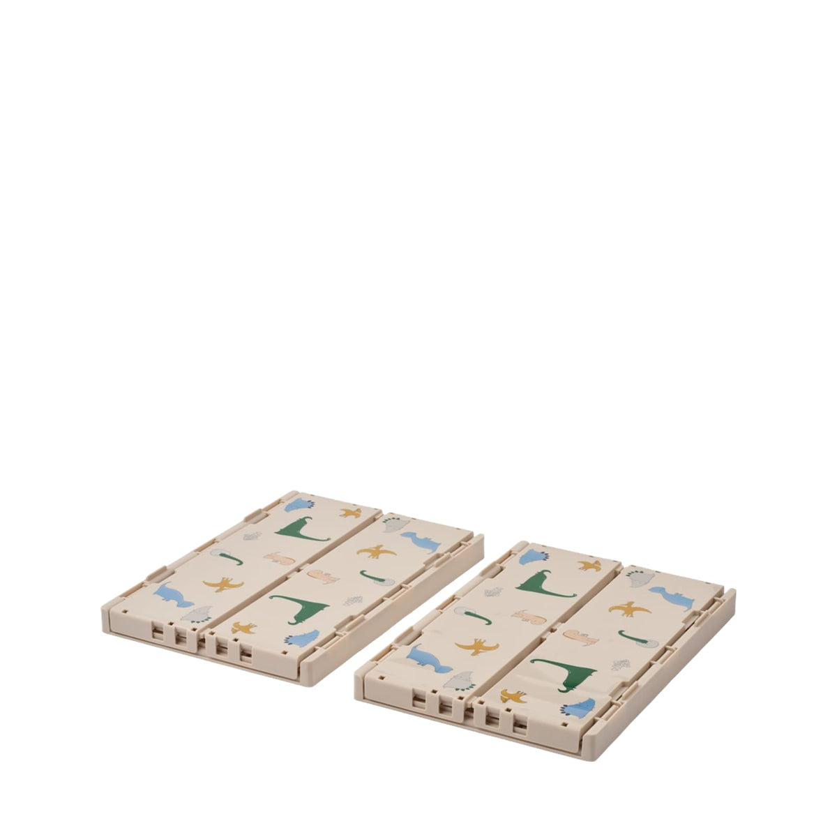 Weston Printed Storage Box Medium 2 Pack - Dino Roar Sandy