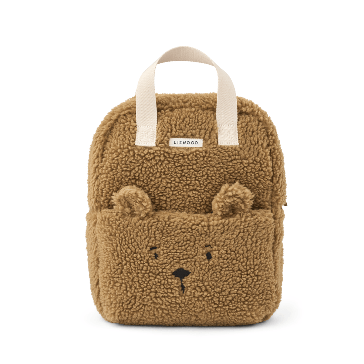 Bellie Bear Pile Backpack - Oat