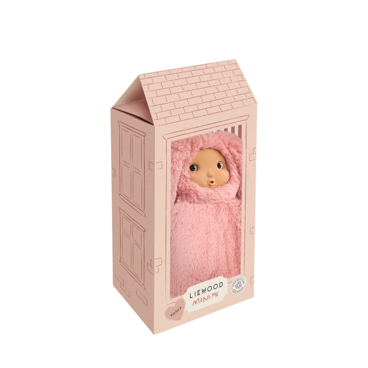Miko Rosey Plush Doll - Rose Blush
