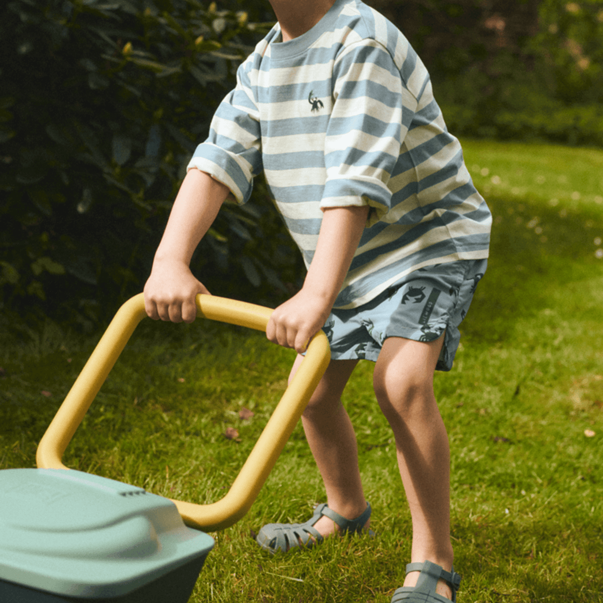 Trimmy Wheelbarrow and Lawn mower - Garden Green