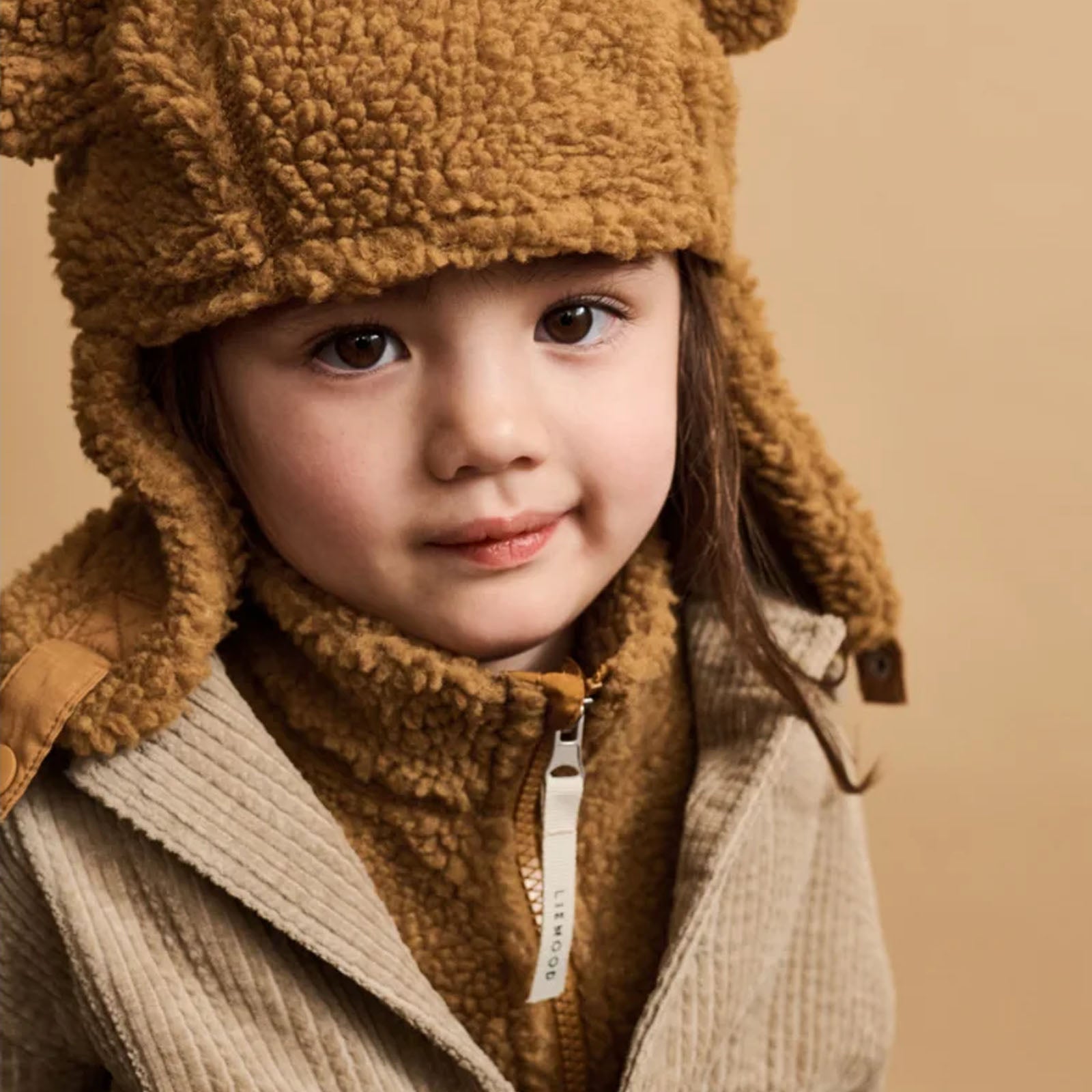 Vilo Pile Neckwarmer - Golden Caramel - 6-10 Years
