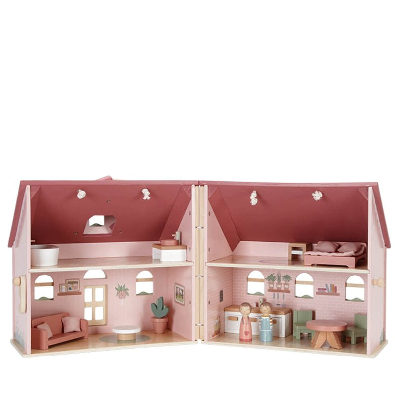 Pink Doll's House Plus Furniture and Accessories
