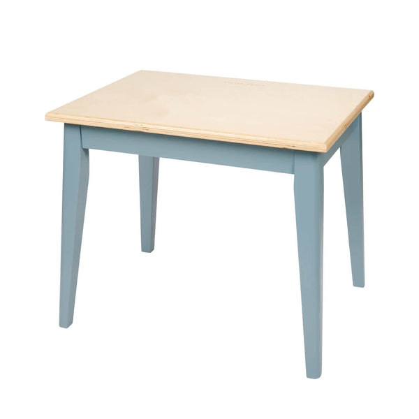 Wooden Table and Chair - Blue