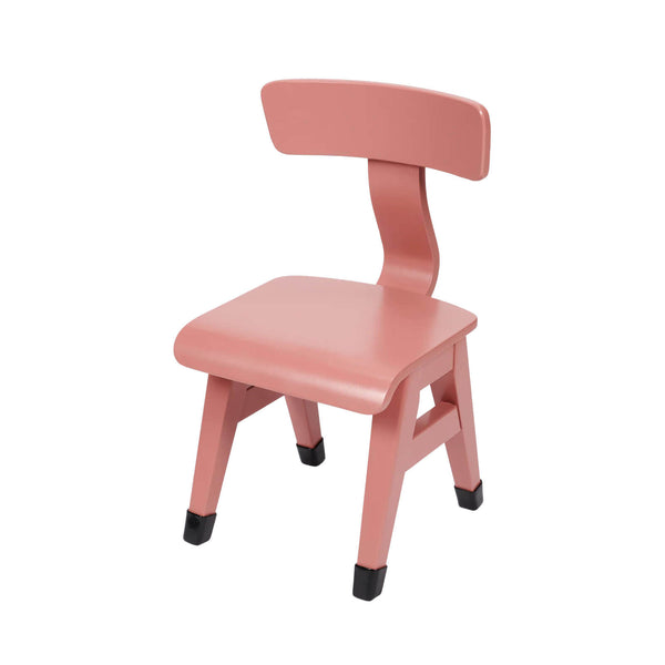 Wooden Table and Chair - Pink