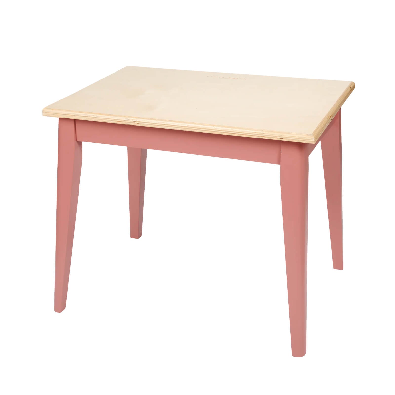 Wooden Table and Chair - Pink