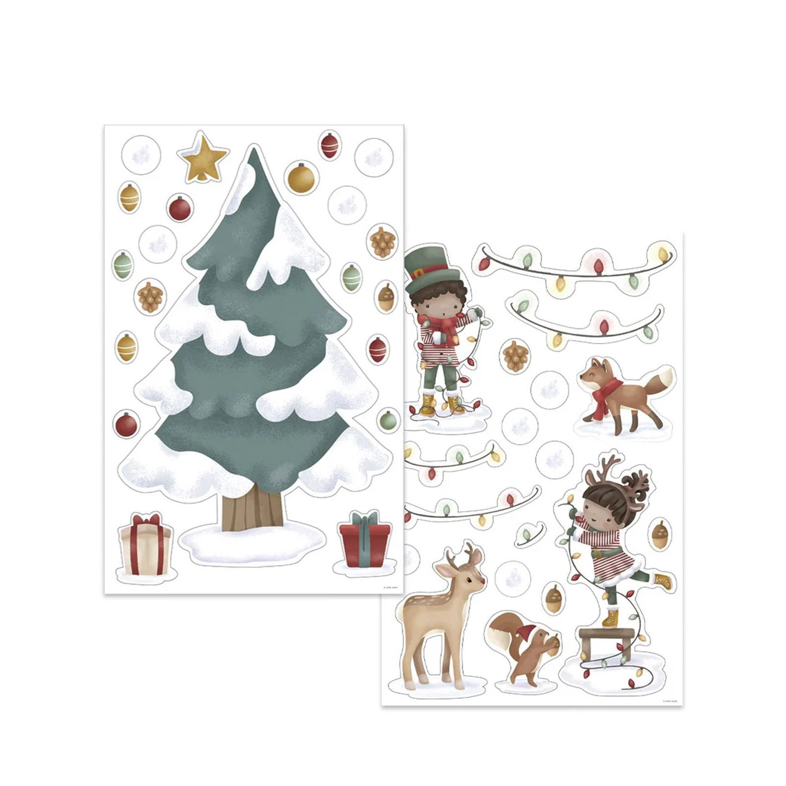 Christmas Tree Window Stickers