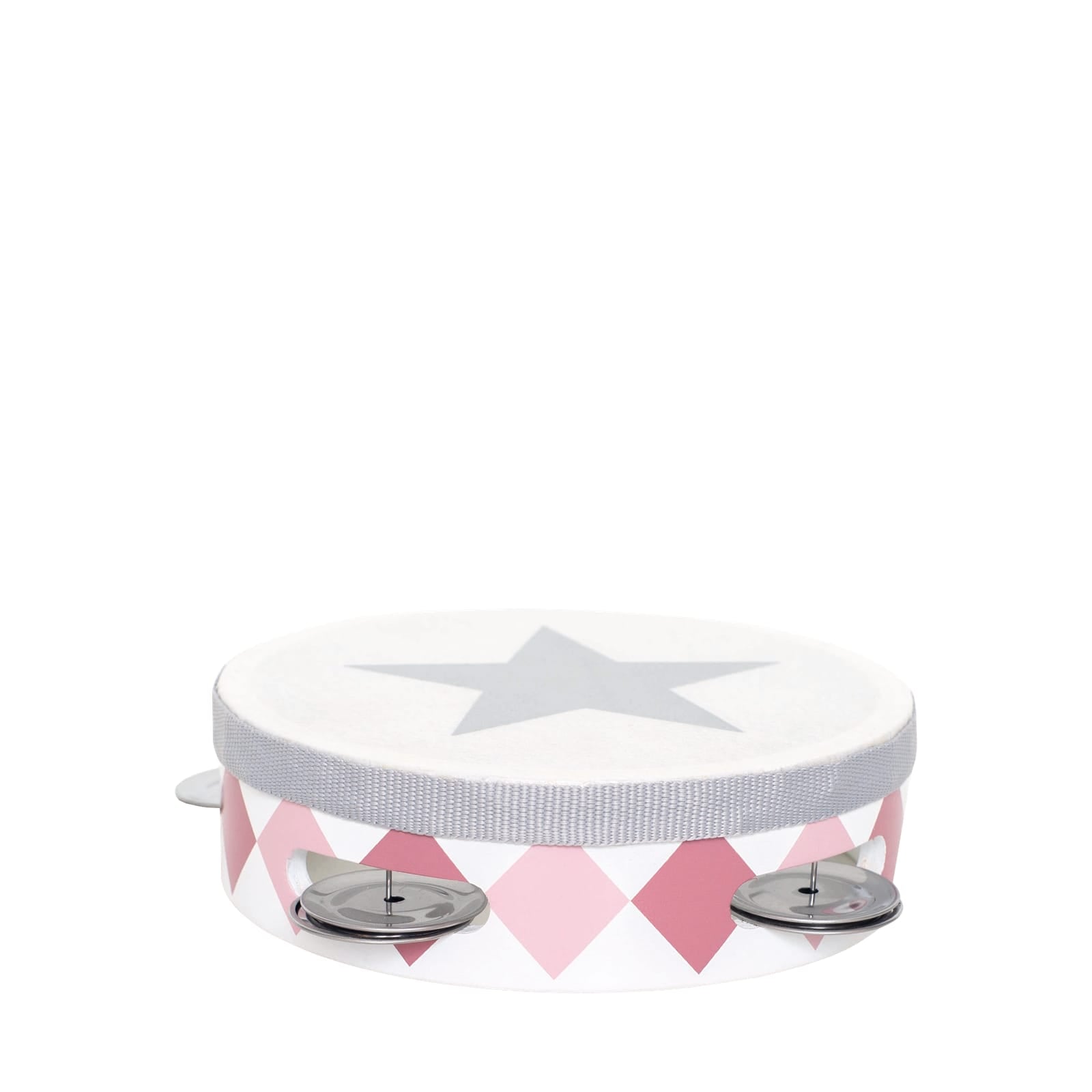 Jabadabado Tambourine Drum Pink