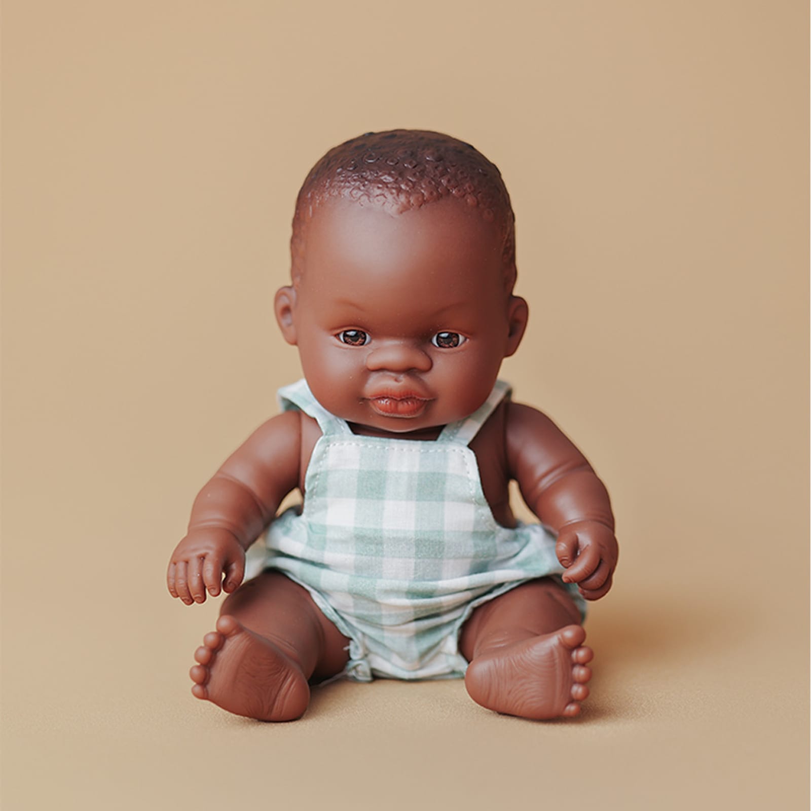 African Boy Dressed Baby Doll - 21cm