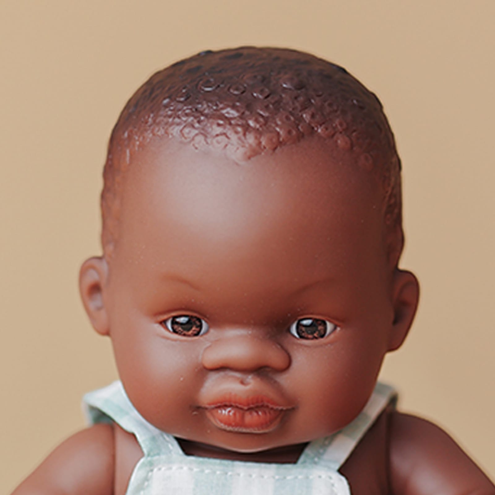 African Boy Dressed Baby Doll - 21cm