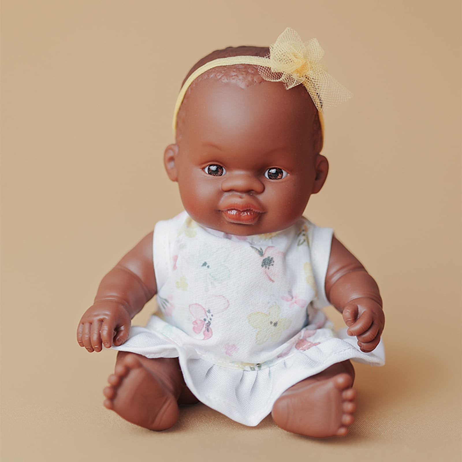 African Girl Dressed Baby Doll - 21cm