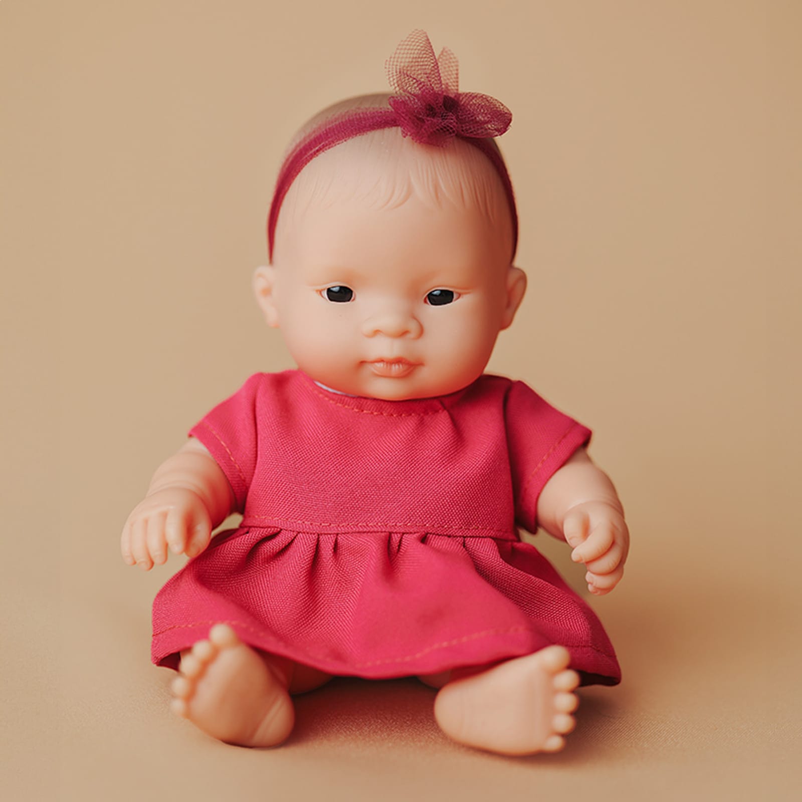 Asian Girl Dressed Baby Doll - 21cm