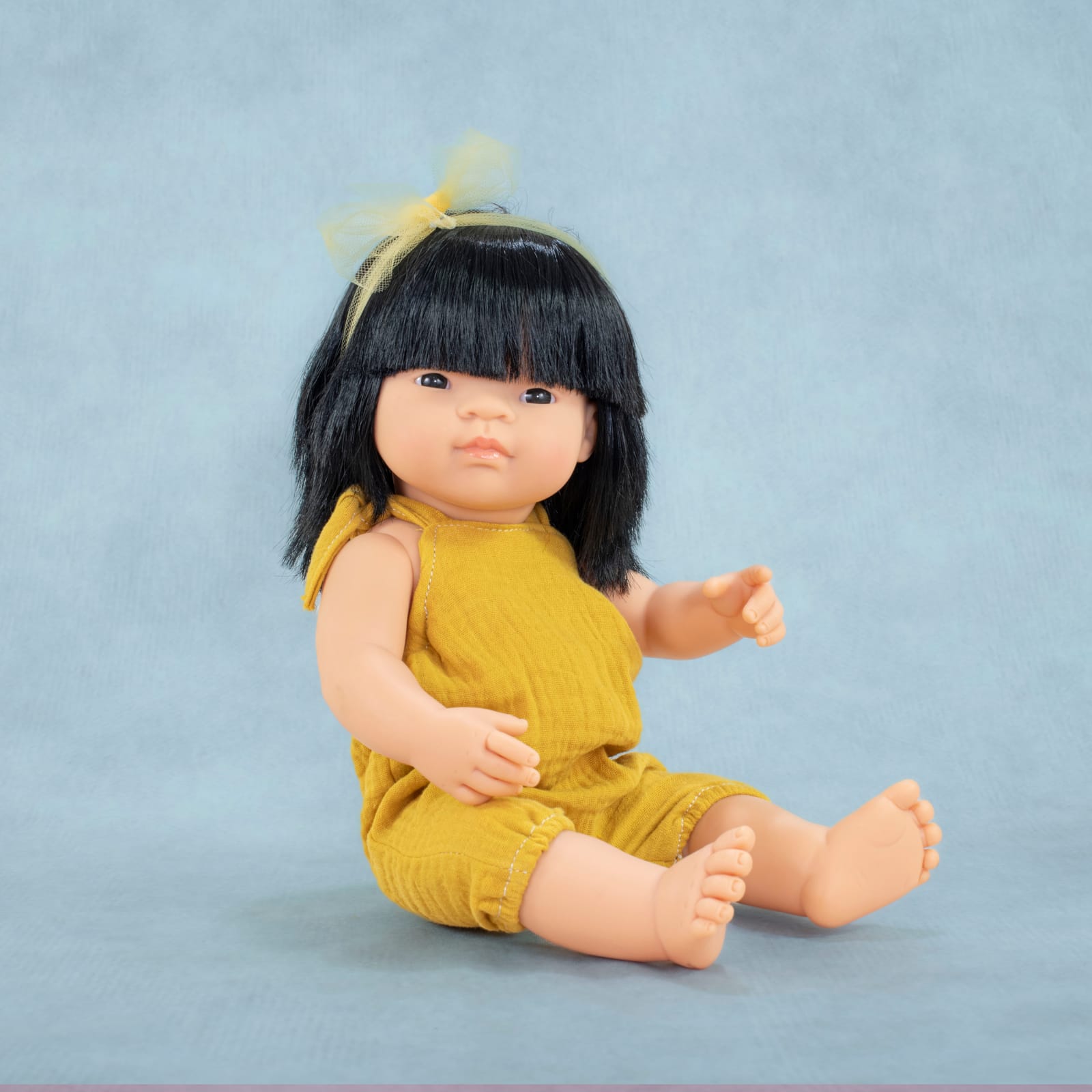 Asian Girl Dressed Baby Doll - 38cm