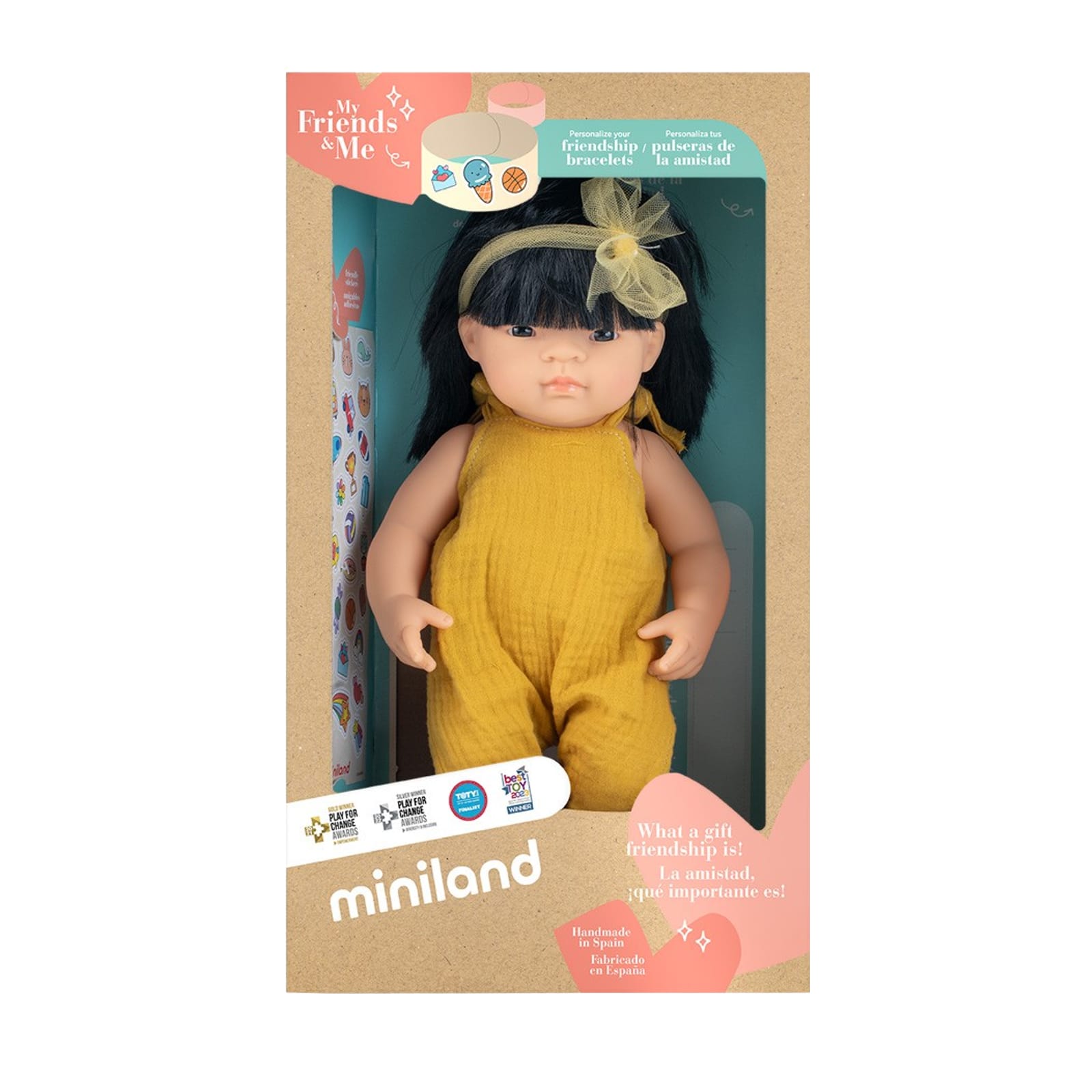 Asian Girl Dressed Baby Doll - 38cm