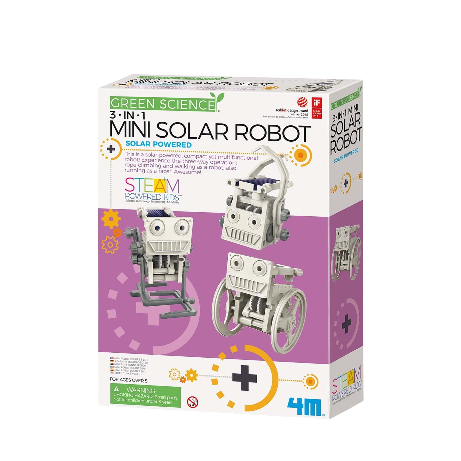 Green Science - 3 In 1 Mini Solar Robot