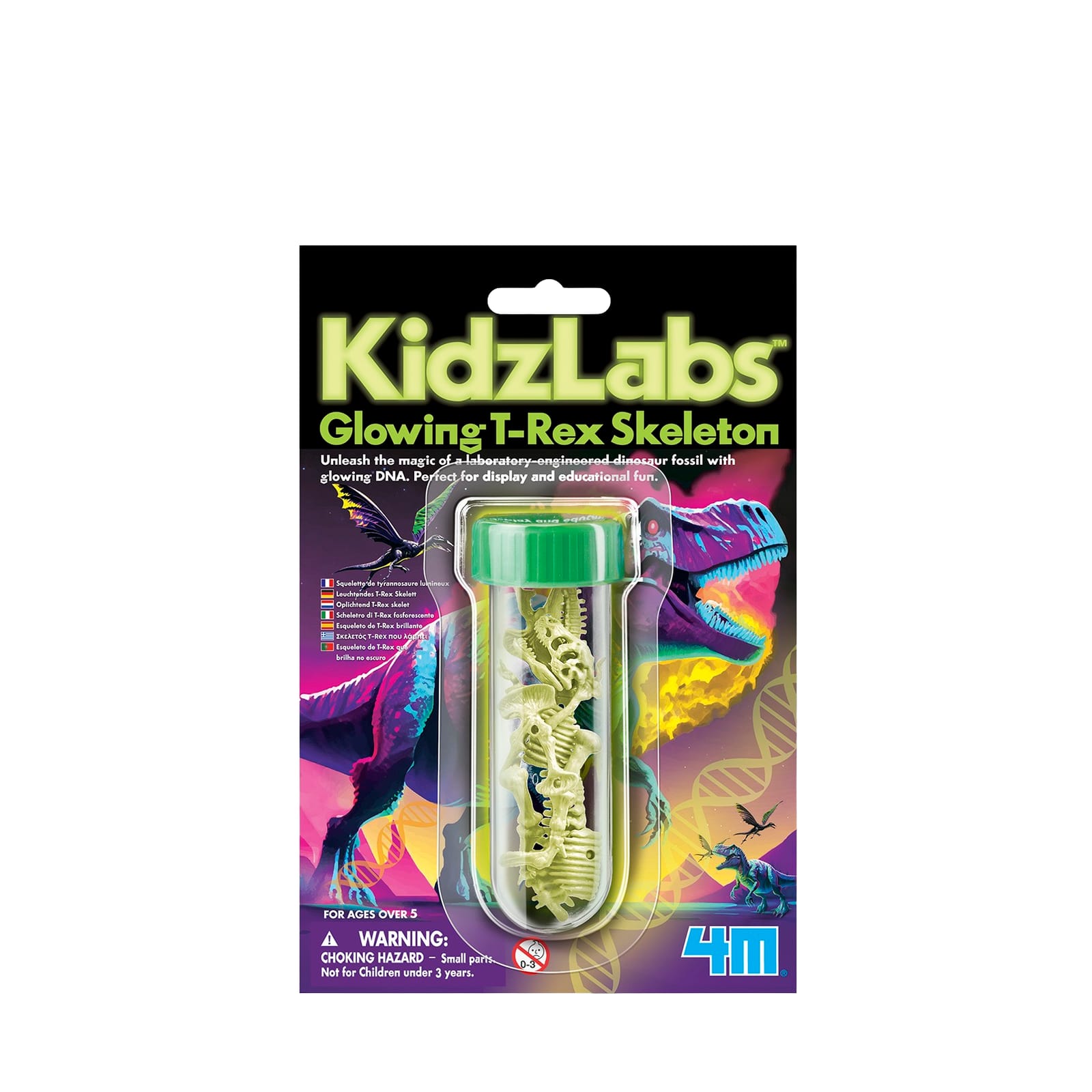 KidzLabs - Glowing T-Rex Skeleton