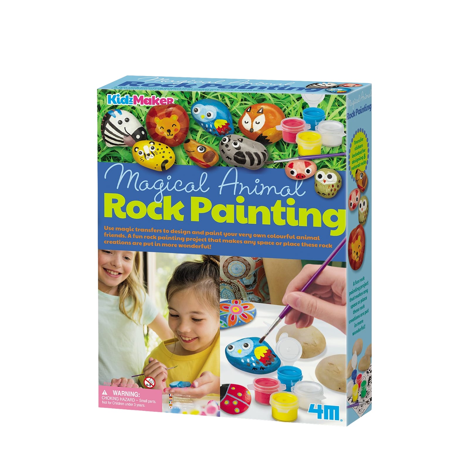 KidzMaker - Magical Animal Rock Painting