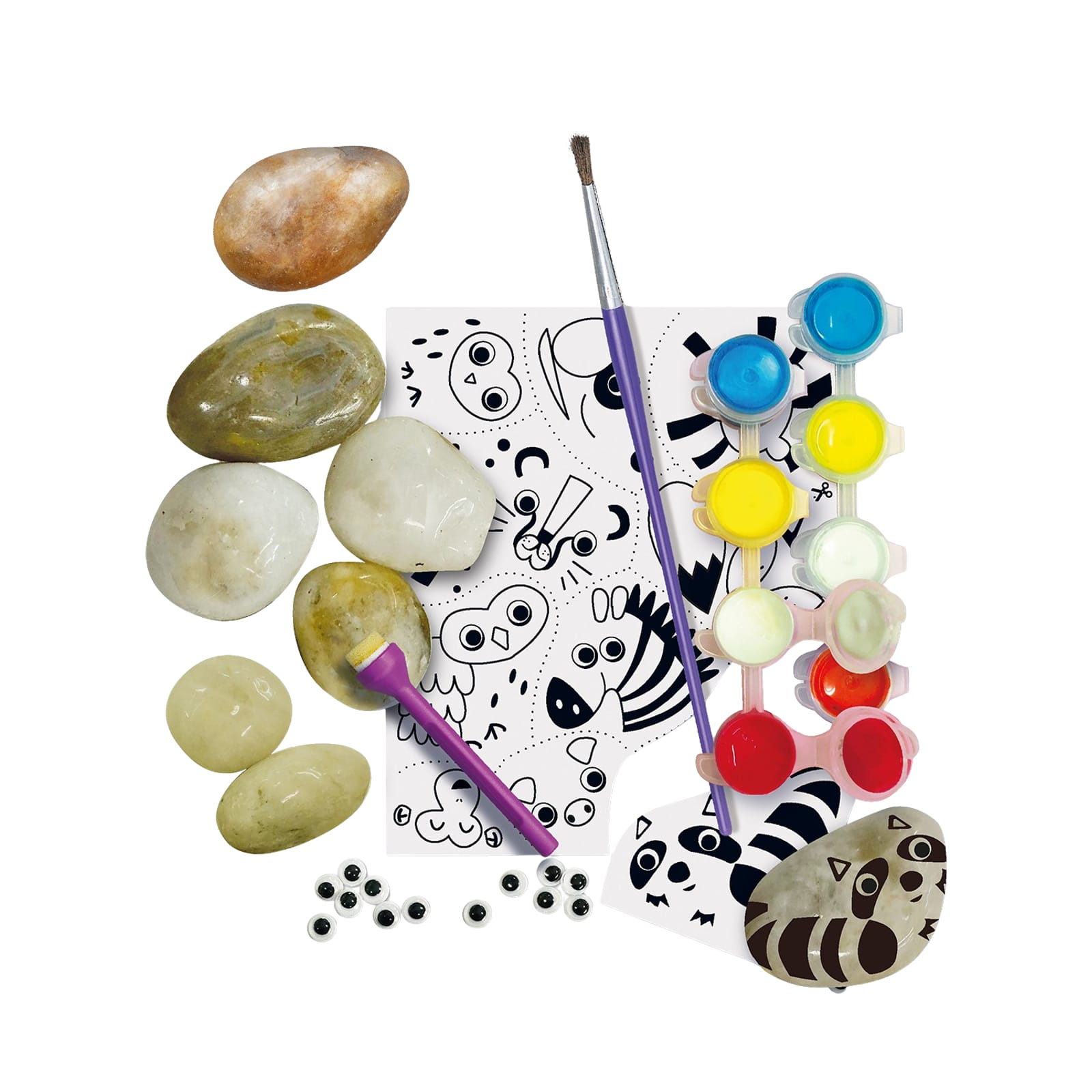 KidzMaker - Magical Animal Rock Painting