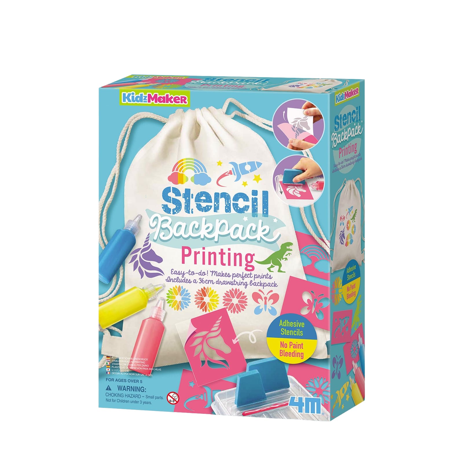 KidzMaker - Stencil Backpack Printing
